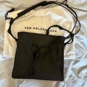 Von Holzhausen Black Crossbody Bag